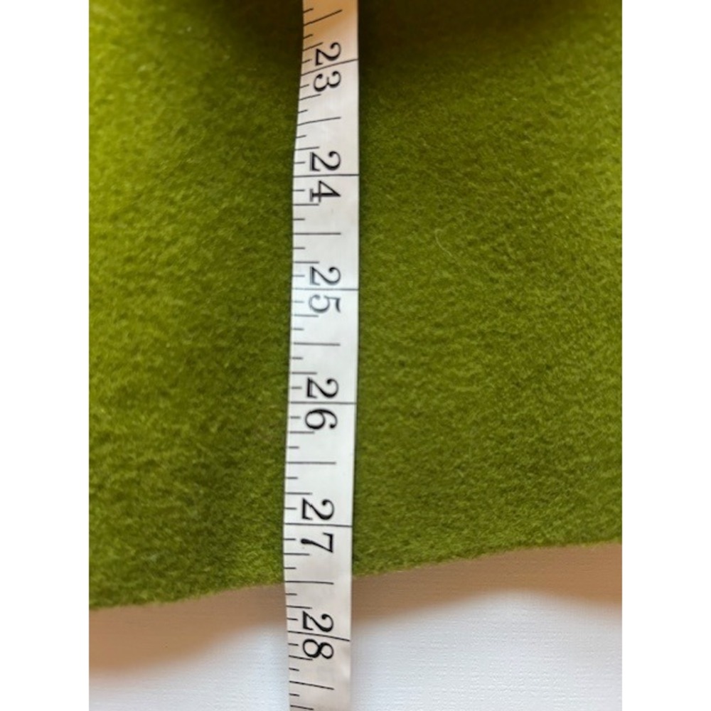 Pendleton Green Merino Wool Double Breasted Pea Coat Jacket Womens Large Flaw - Picture 9 of 12